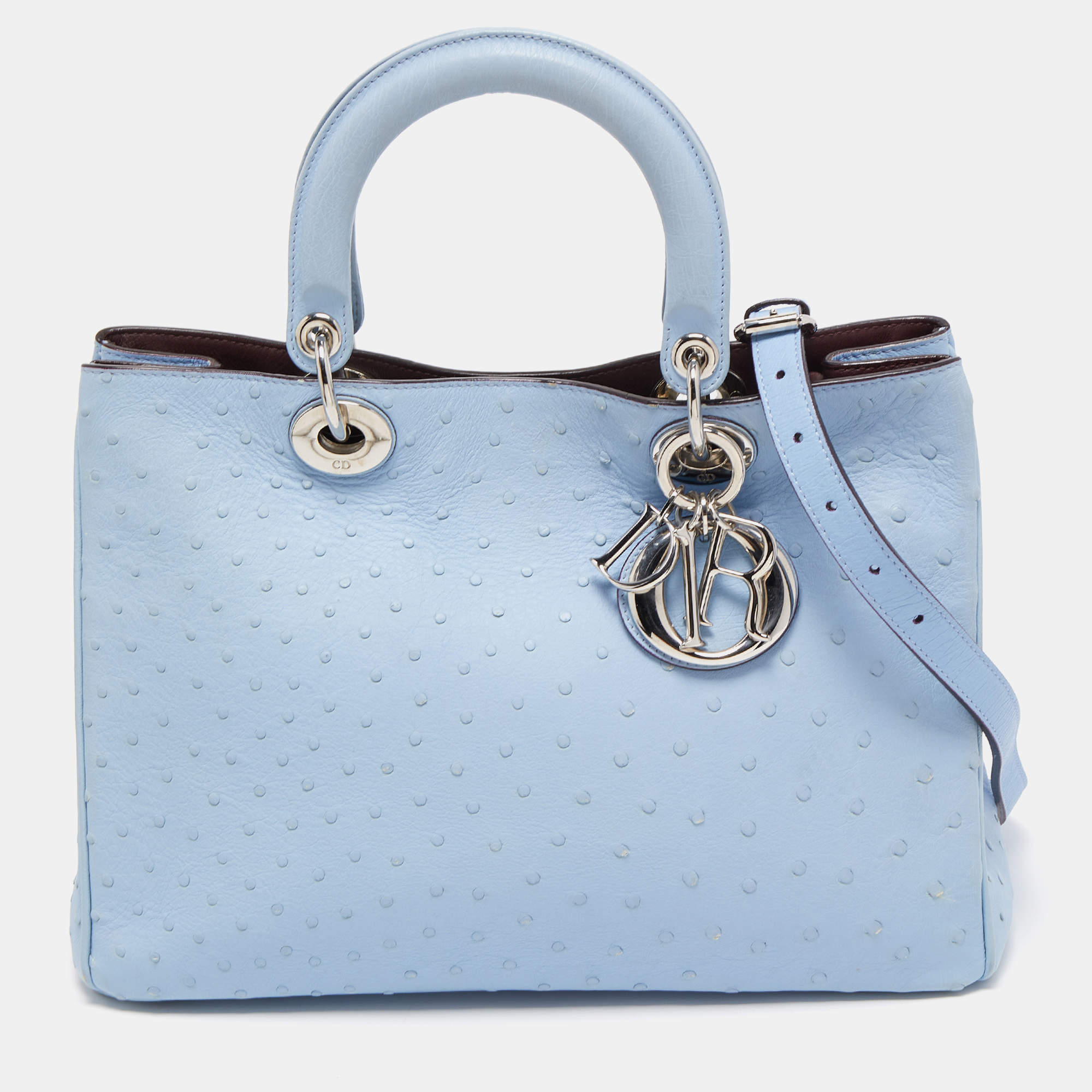 Christian Dior Cloud Blue Lady Dior Small Bag  The Closet