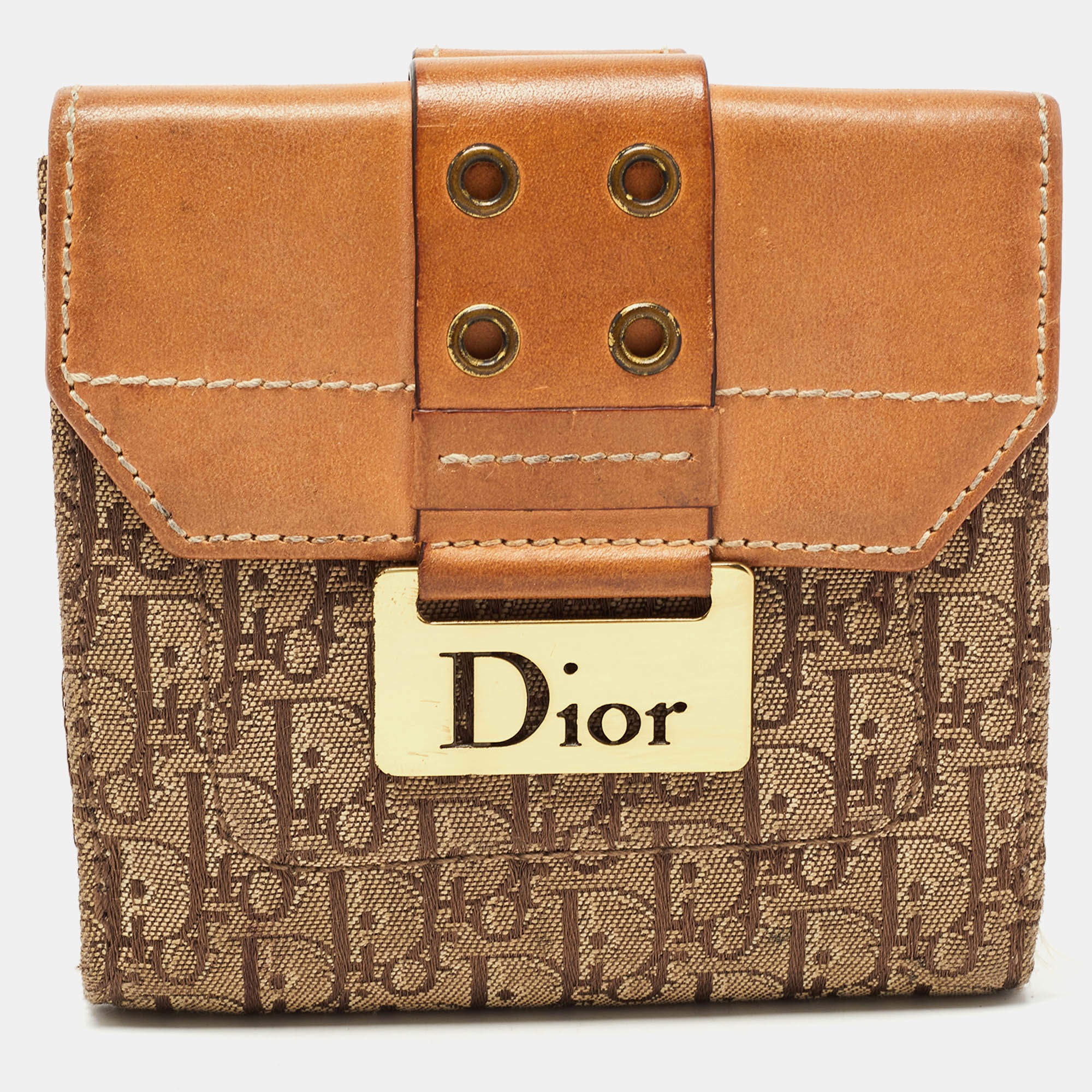 Dior Beige Oblique Canvas Rasta Saddle Compact Wallet at 1stDibs  dior  rasta wallet dior saddle wallet dior wallet oblique