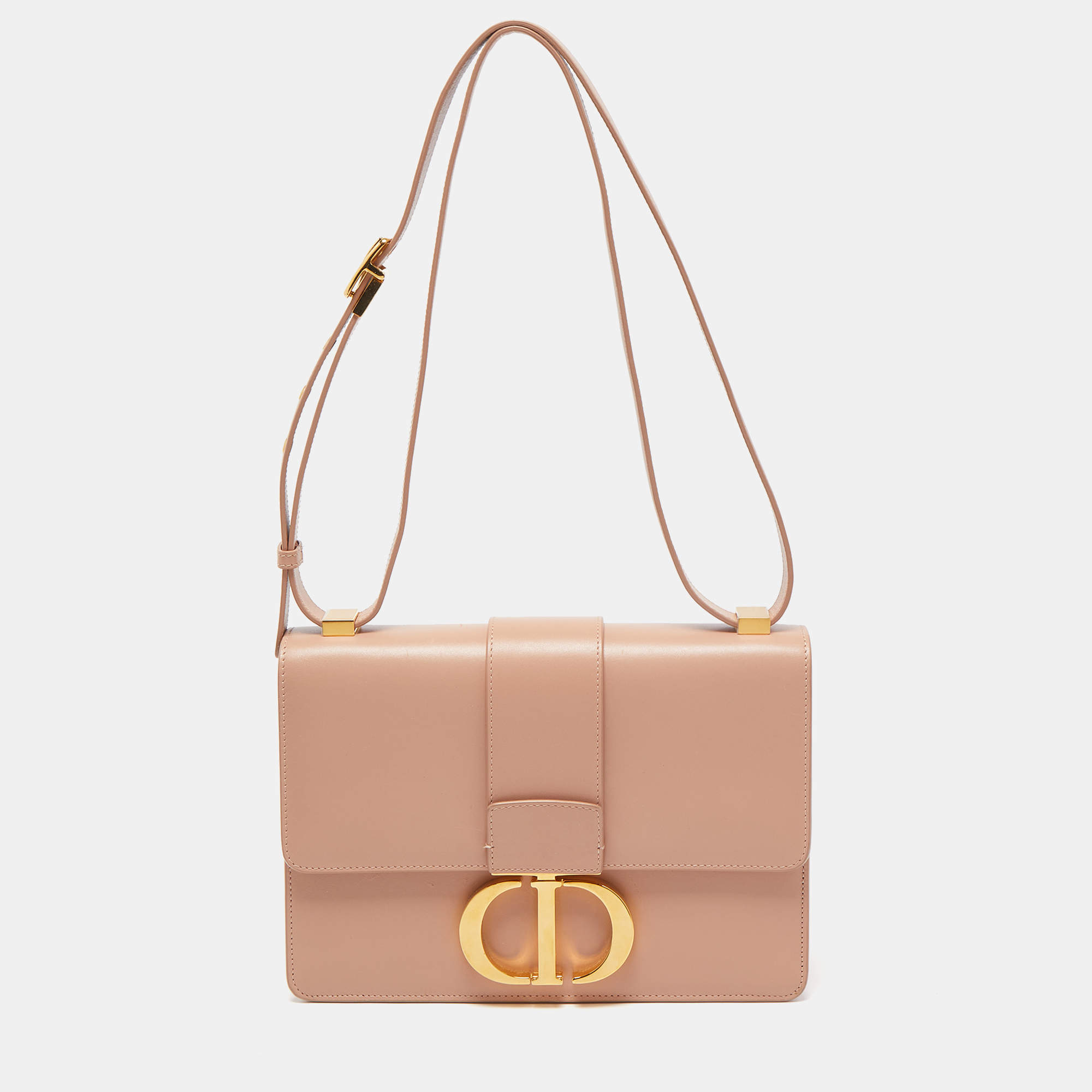 Dior Beige Leather 30 Montaigne Shoulder Bag