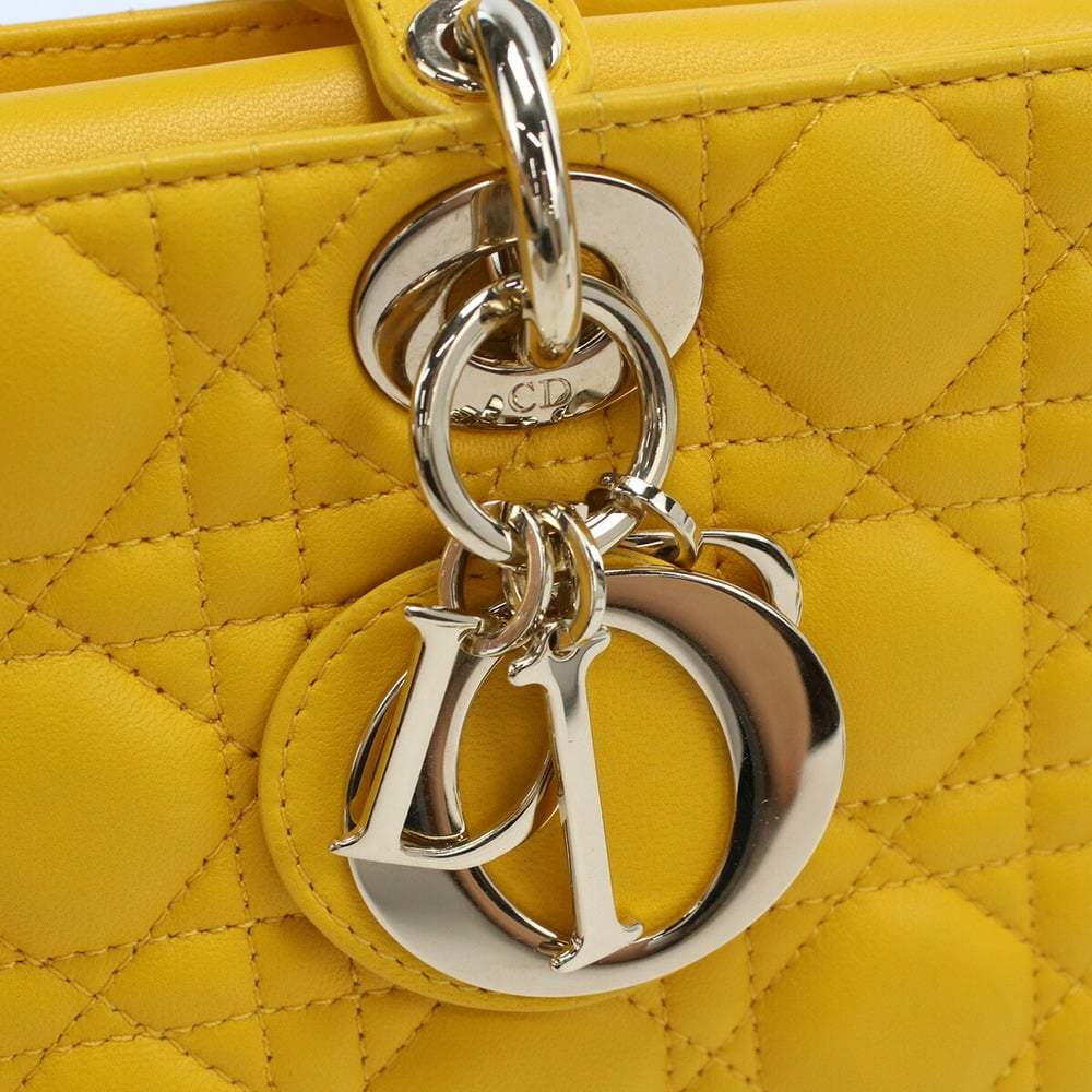 Dior on sale yellow bag