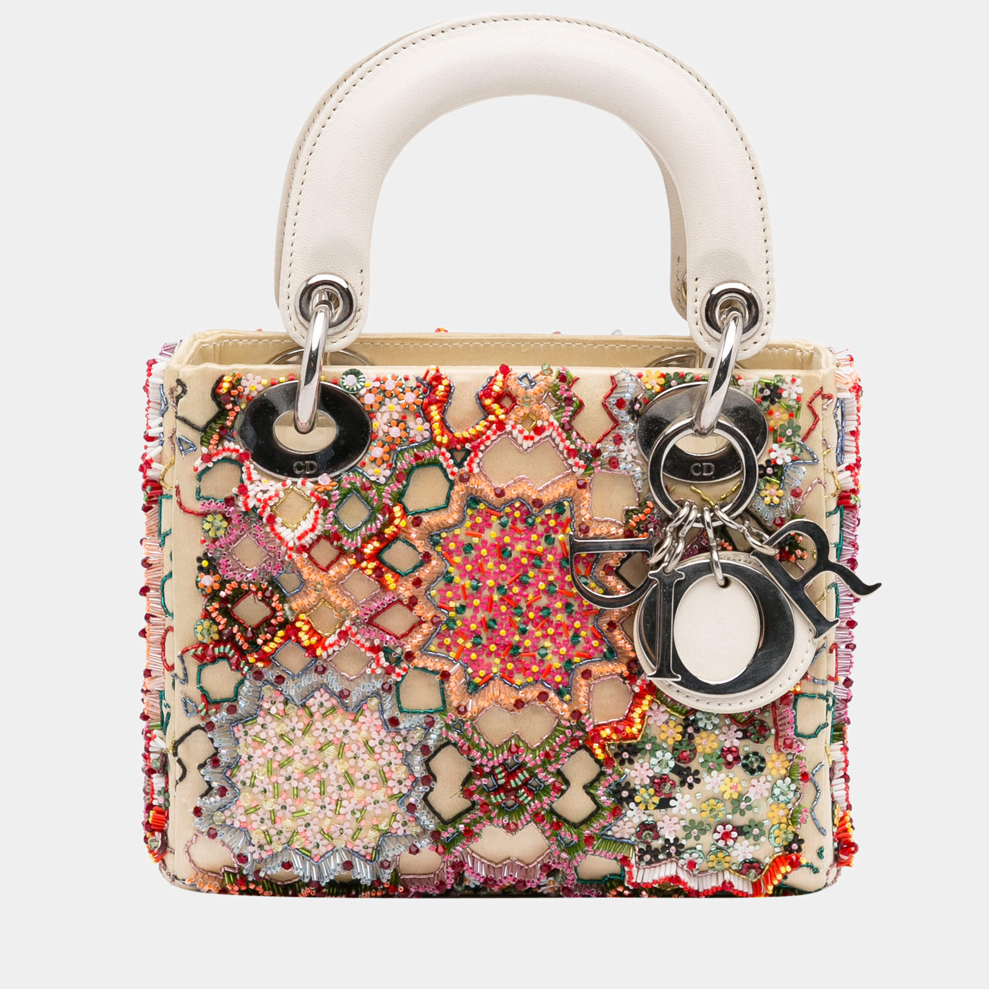 Mini Lady Dior Bag Multicolor Sequin-Embroidered Calfskin with