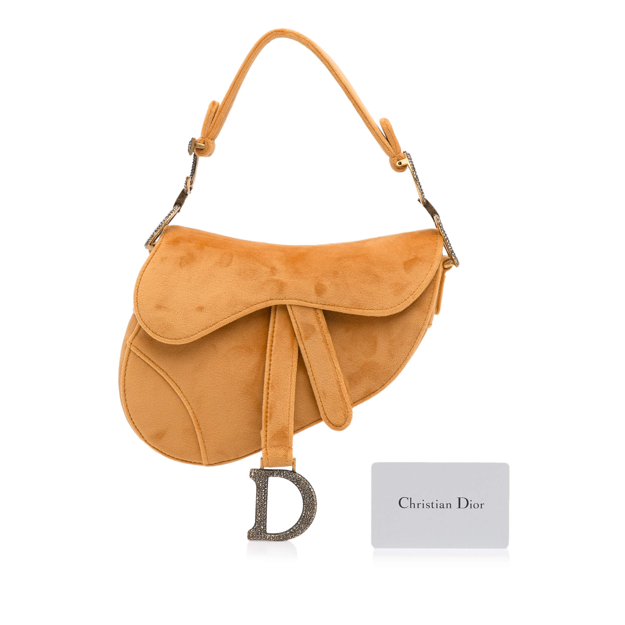 Christian Dior Small Brown Logo Clutch Bag