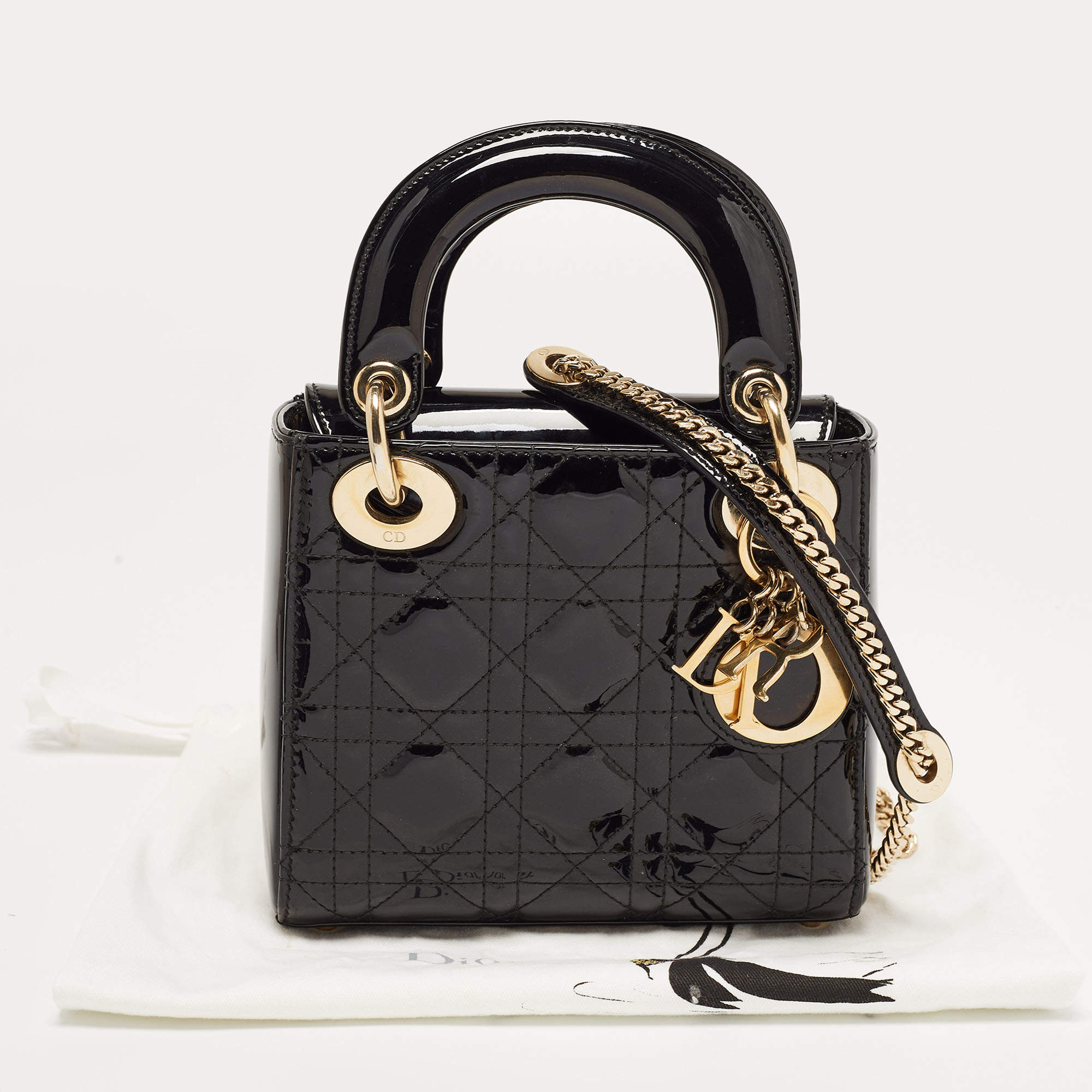 Mini lady discount dior bag used