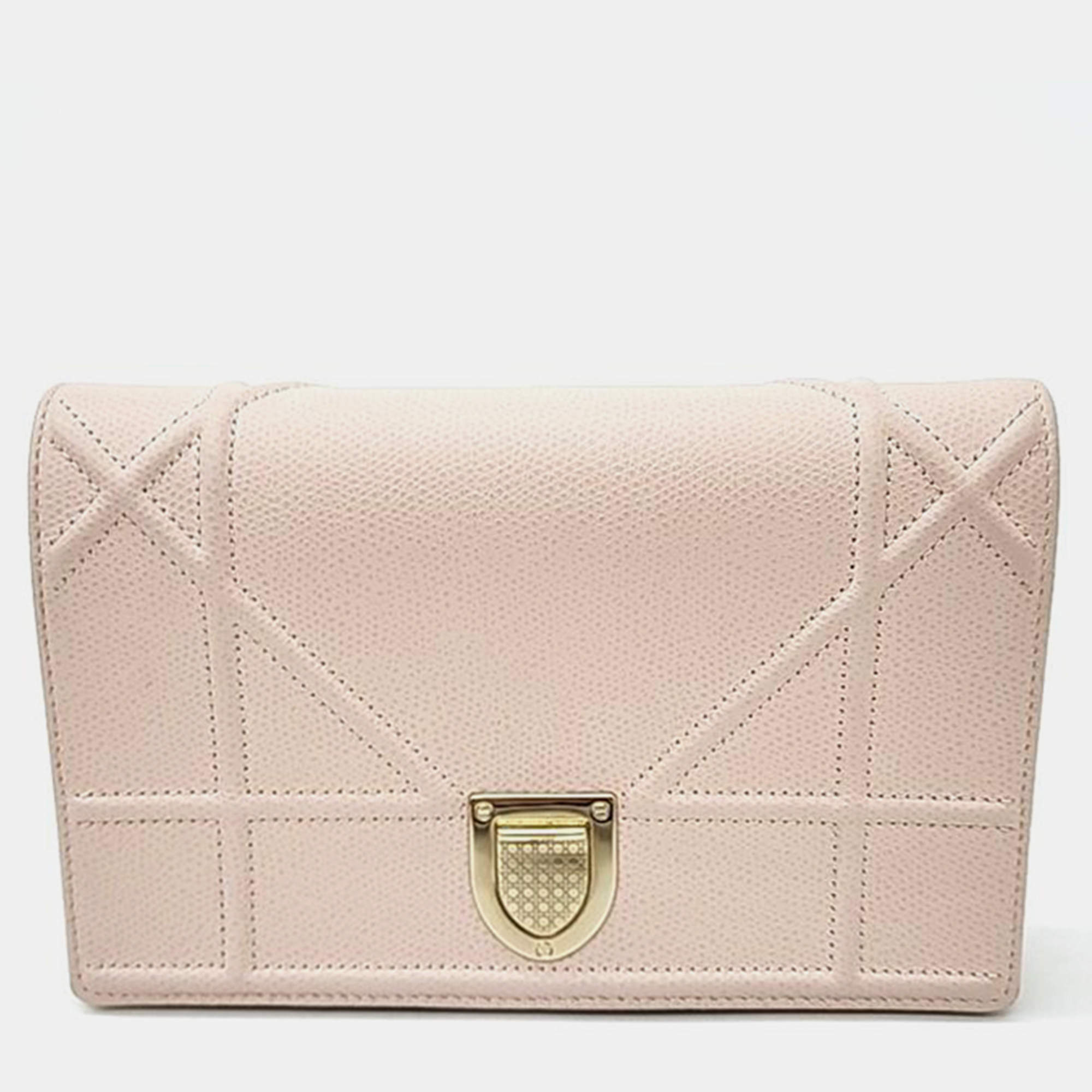 Pre Owned Christian Dior Diolamar Chain Crossbody Bag