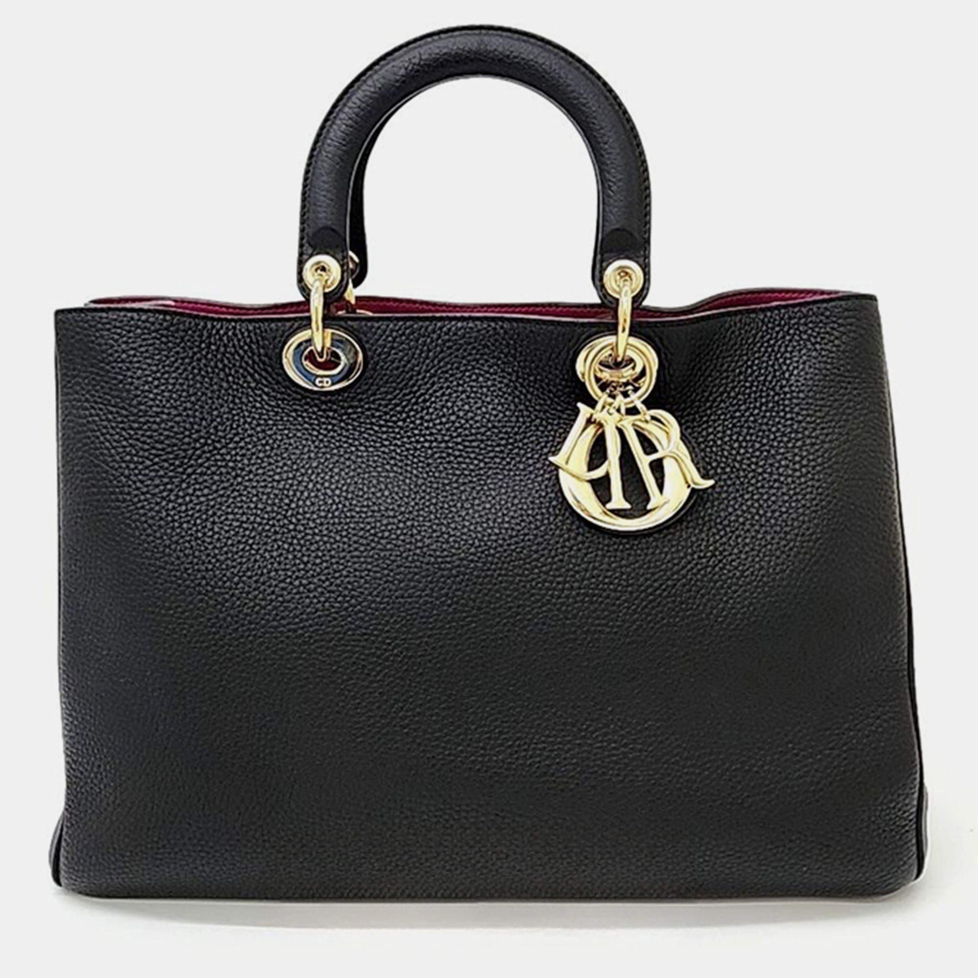 Pre Owned Christian Dior Diorissimo tote and shoulder bag