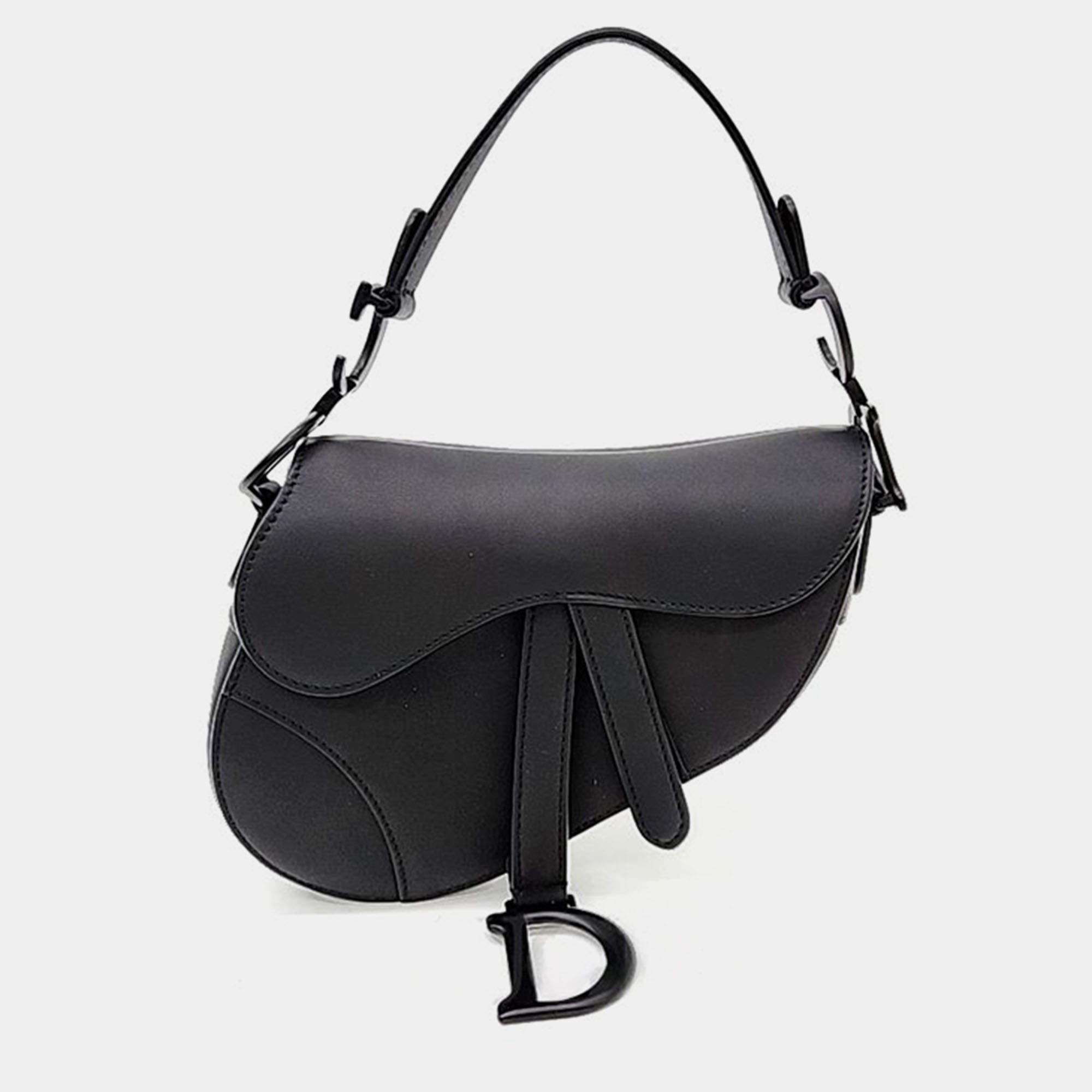 Pre Owned Christian Dior Ultramat Saddle Bag + Strap