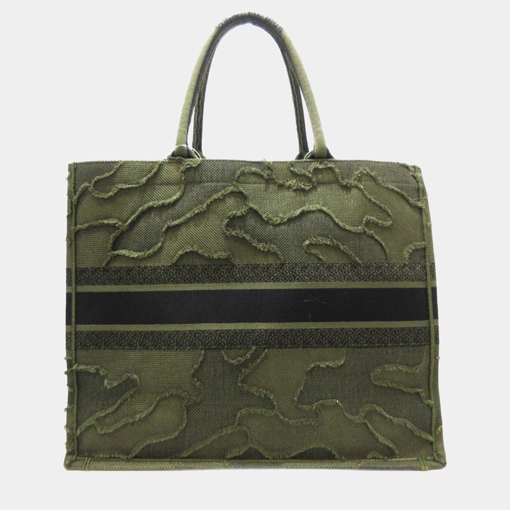 Christian dior camo online tote