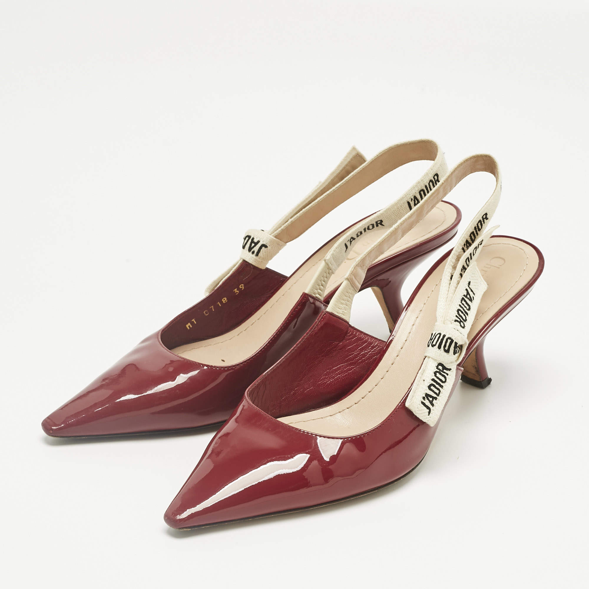 Christian Dior Multicolor Floral Embroidered Canvas J'adior