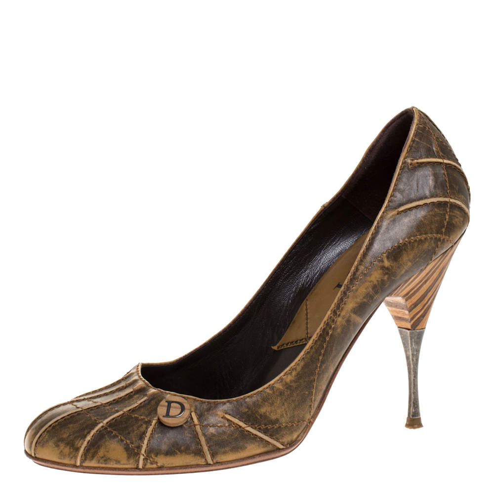 Dior Brown Leather Pumps Size 40 Dior | TLC