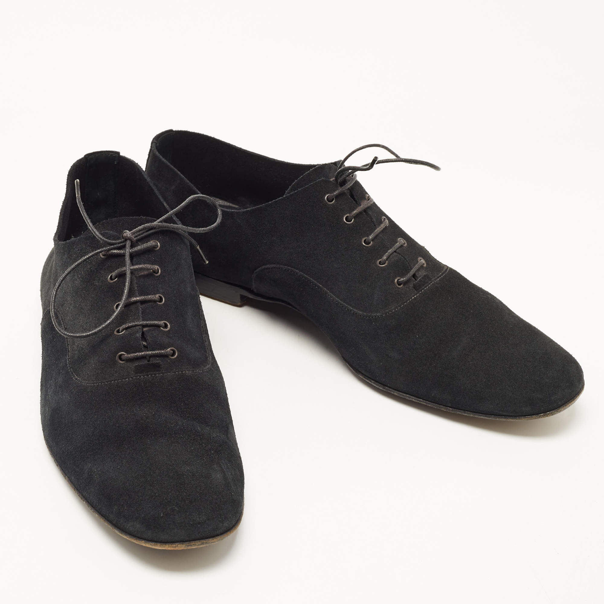 Dior Black Suede Lace Up Oxfords Size 41 Dior TLC