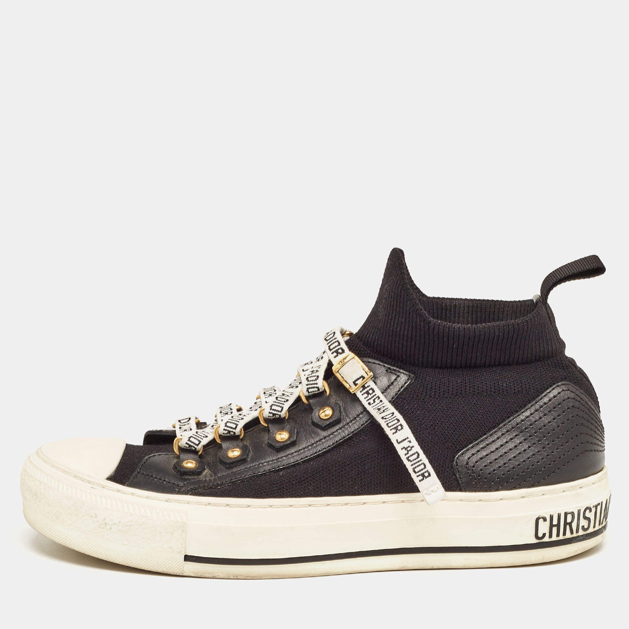 dior high top sneakers white