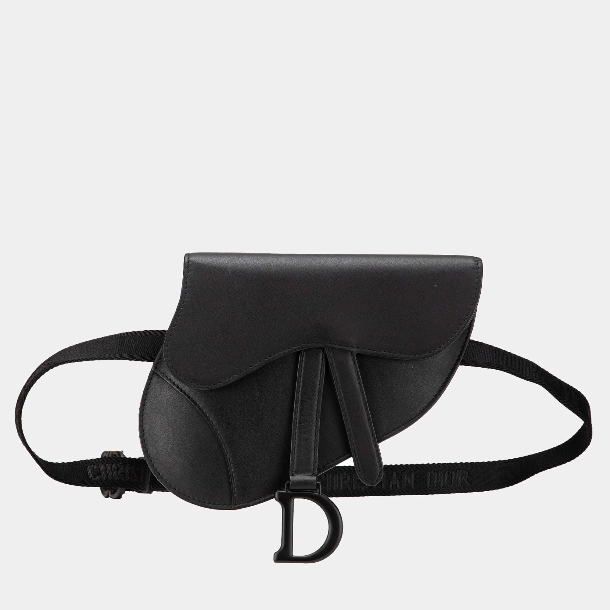 Ultra Matte Calfskin Saddle Belt Bag