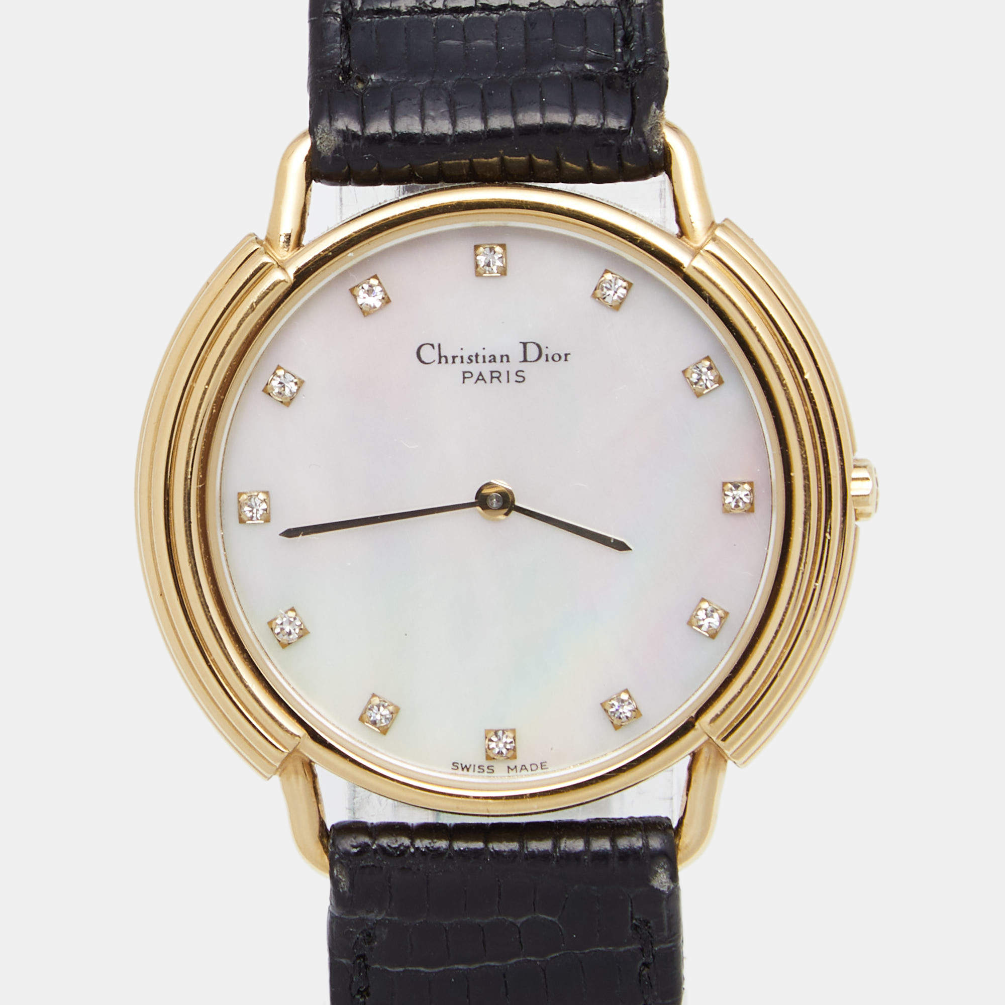 Dior leather online watch