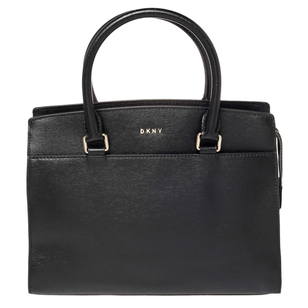 Pre Owned حقيبد يد توتس دي كيه إن واي جلد أسود