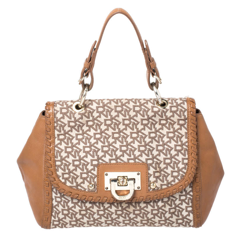 dkny bag beige