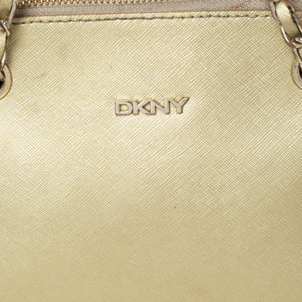 dkny gold bag