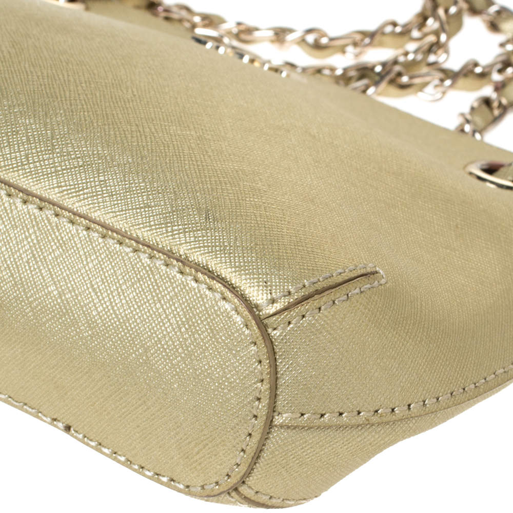 dkny gold chain bag