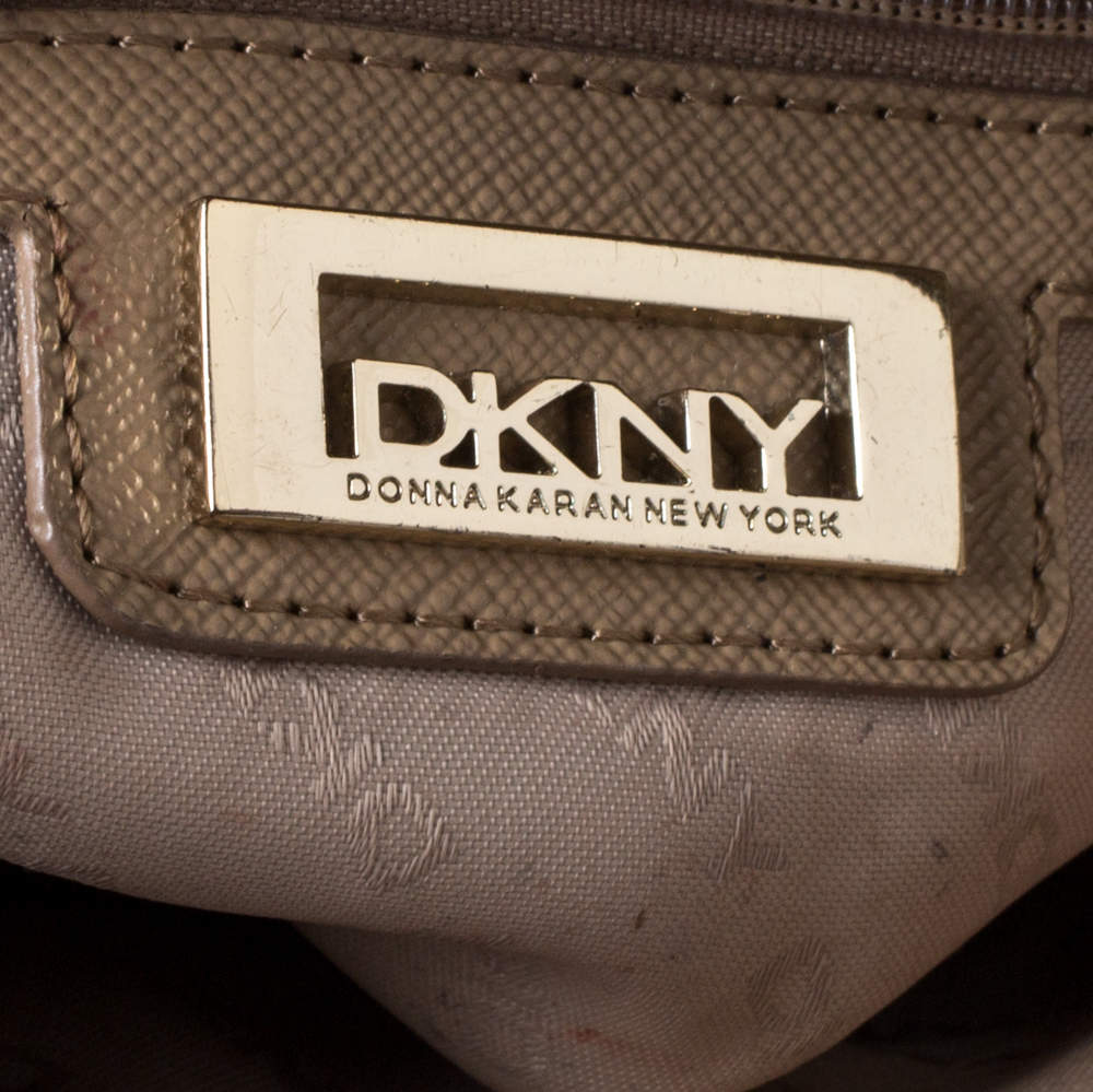 DKNY Donna Karan New York Monogram Baguette Shoulder Bag