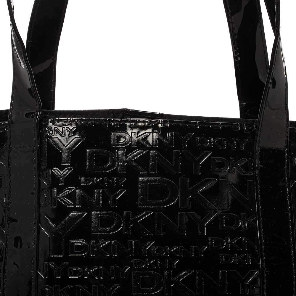 Patent leather handbag Dkny Black in Patent leather - 24761618