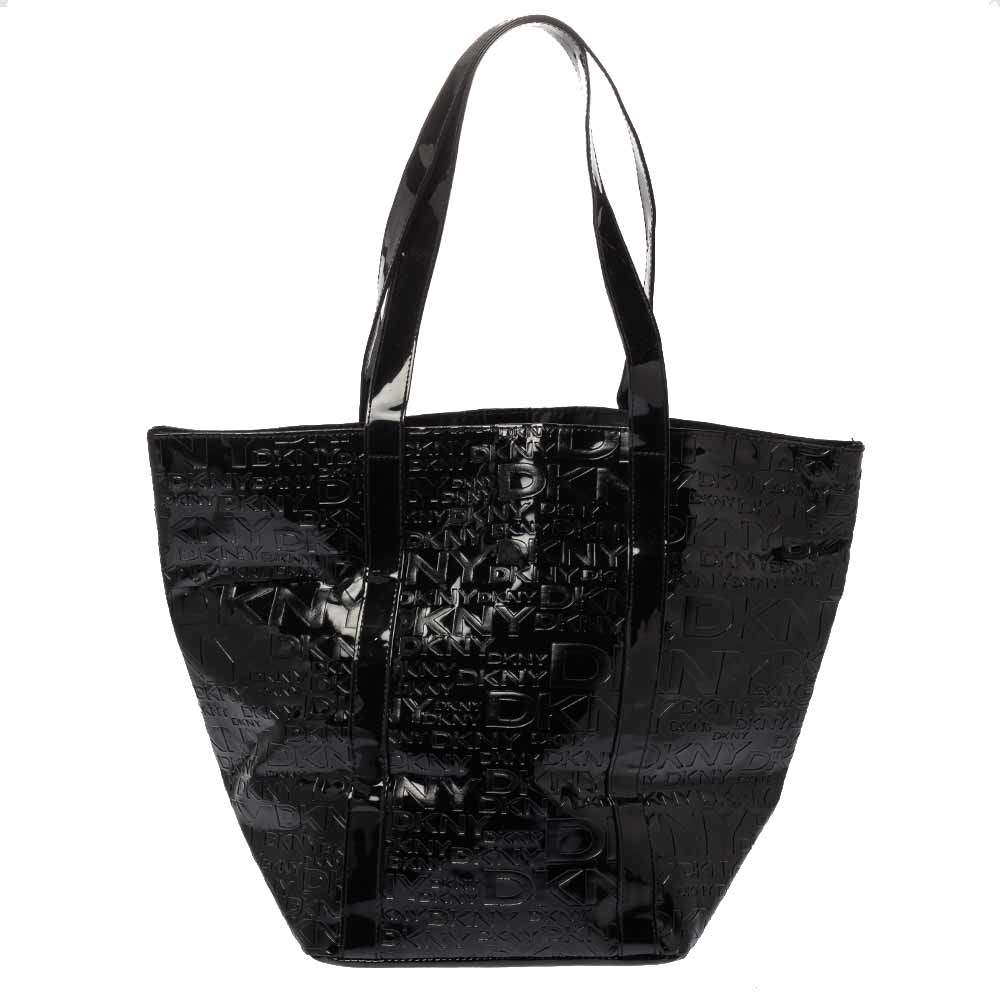 Dkny embossed logo bag hot sale