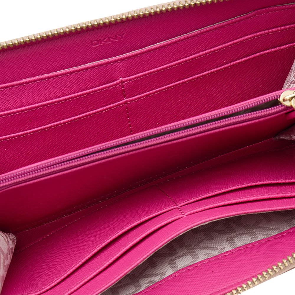 Dkny fashion wallet pink