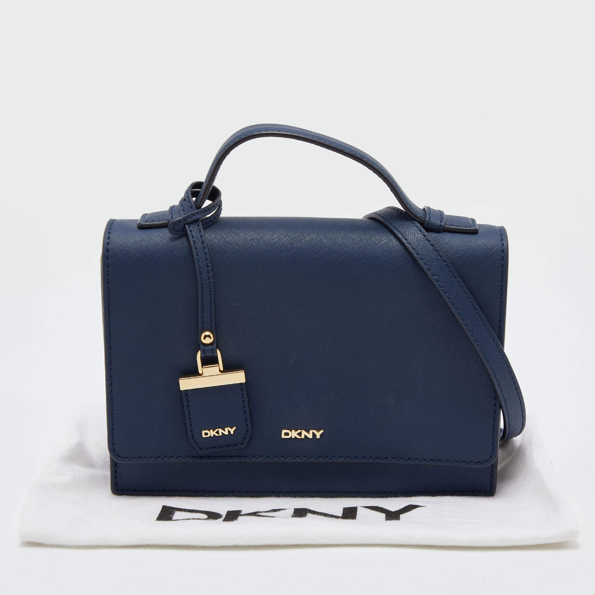 Dkny | Bags | Dkny Handbag Purse Tote Satchel Blue Brown 348 May 204 |  Poshmark