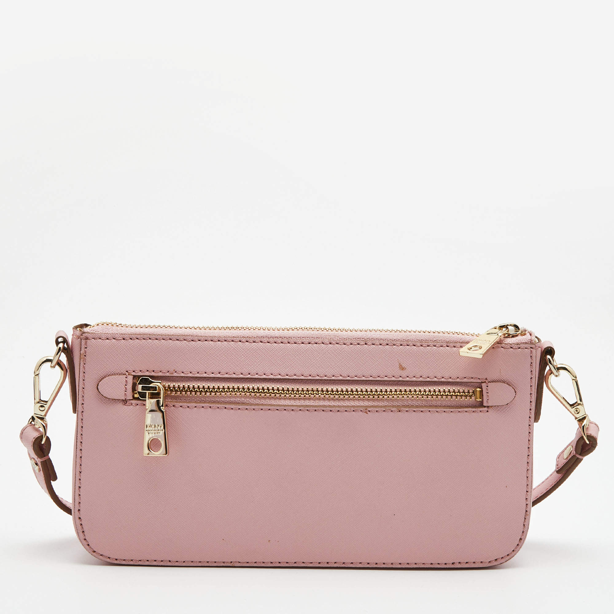 Leather crossbody bag Dkny Pink in Leather - 27483289