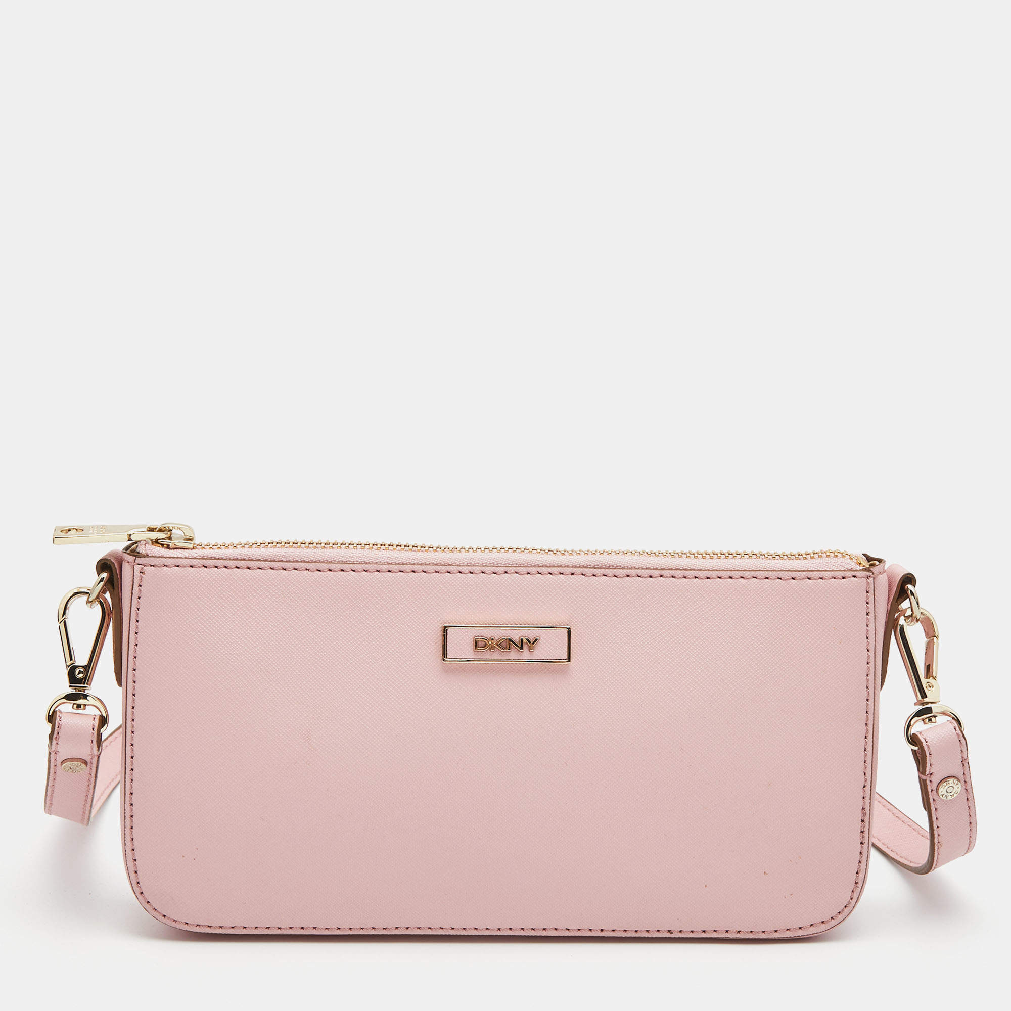 DKNY Bryant Park Mini Leather Backpack in Pink