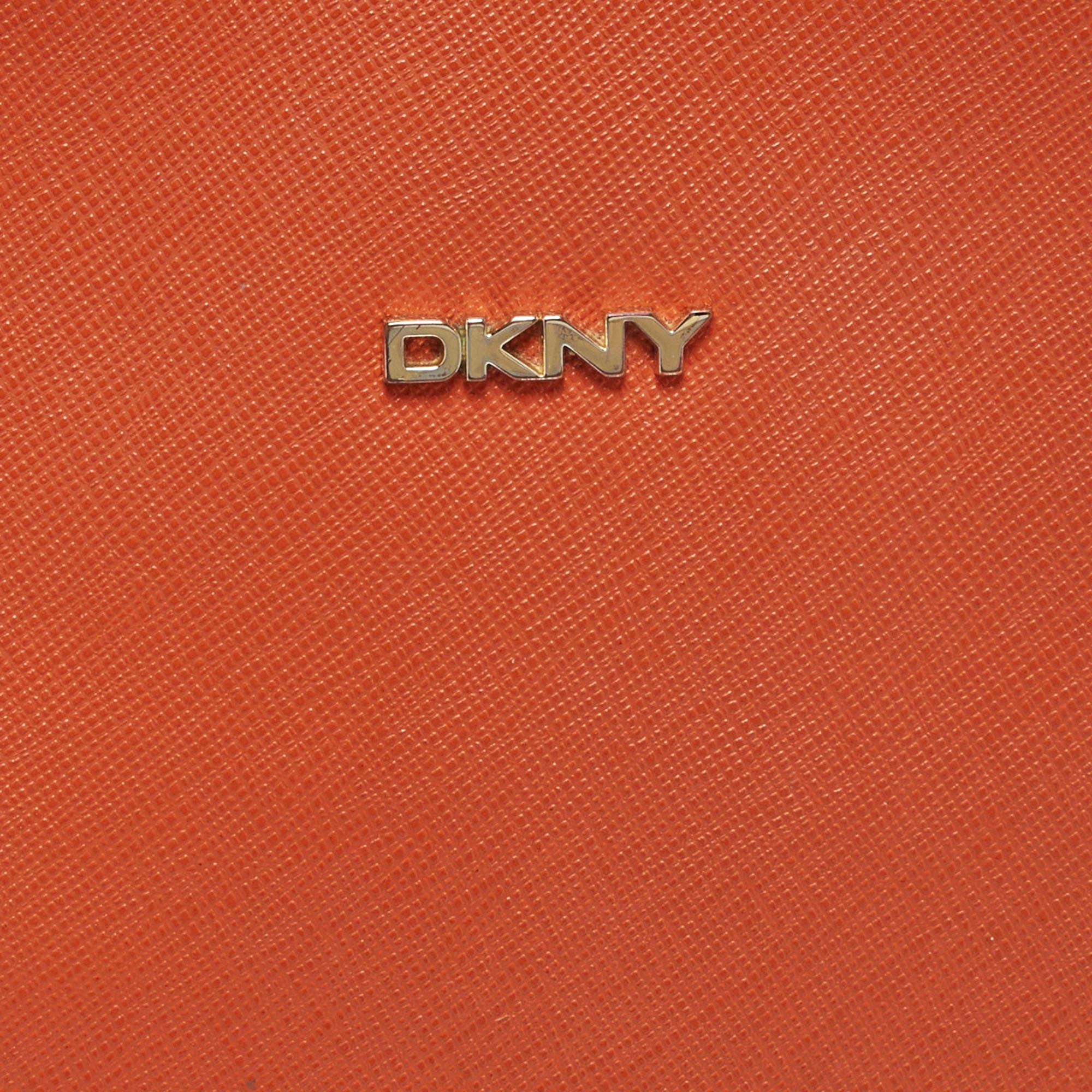 DKNY Bryant Park Crossbody Saffiano Orange