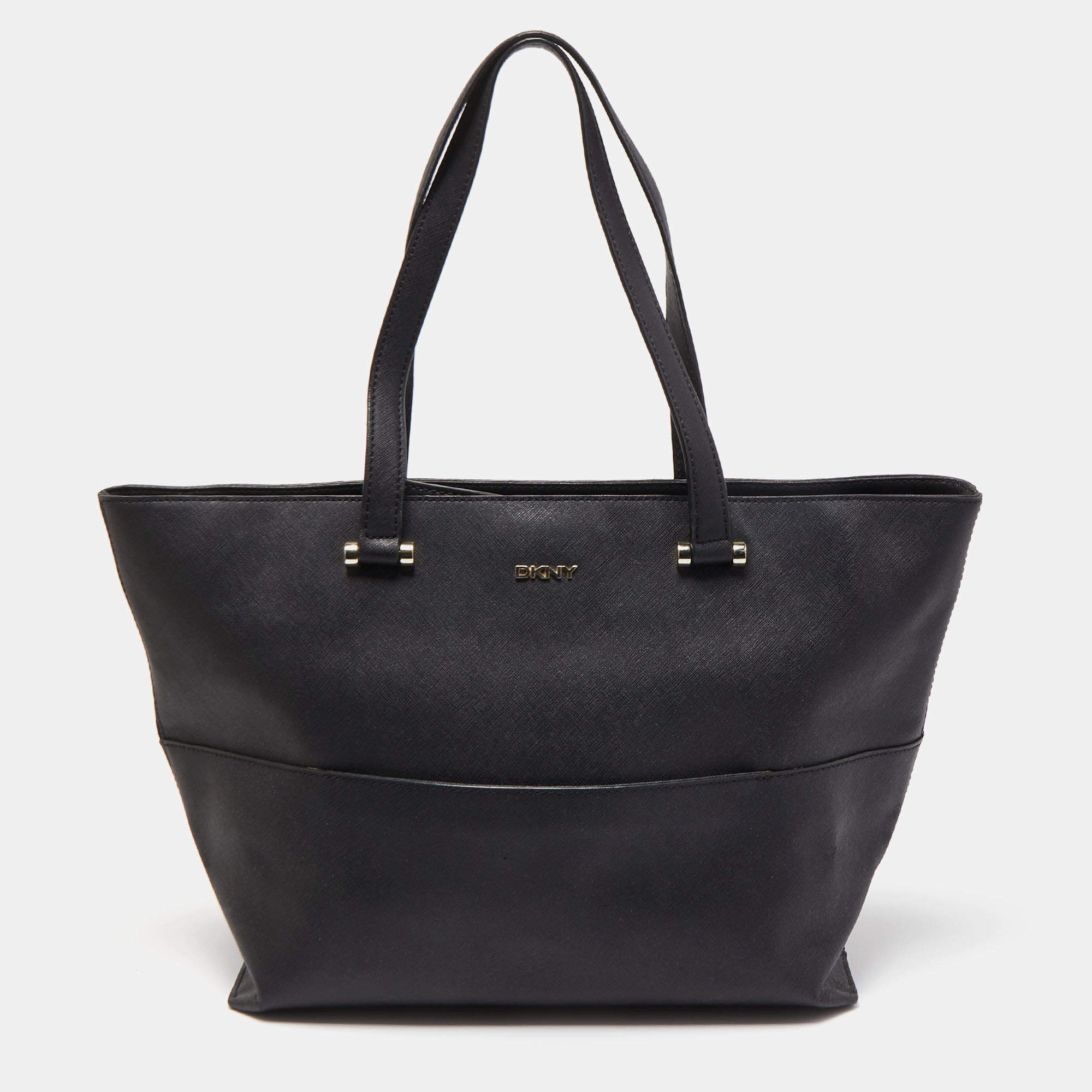 Dkny shops leather tote