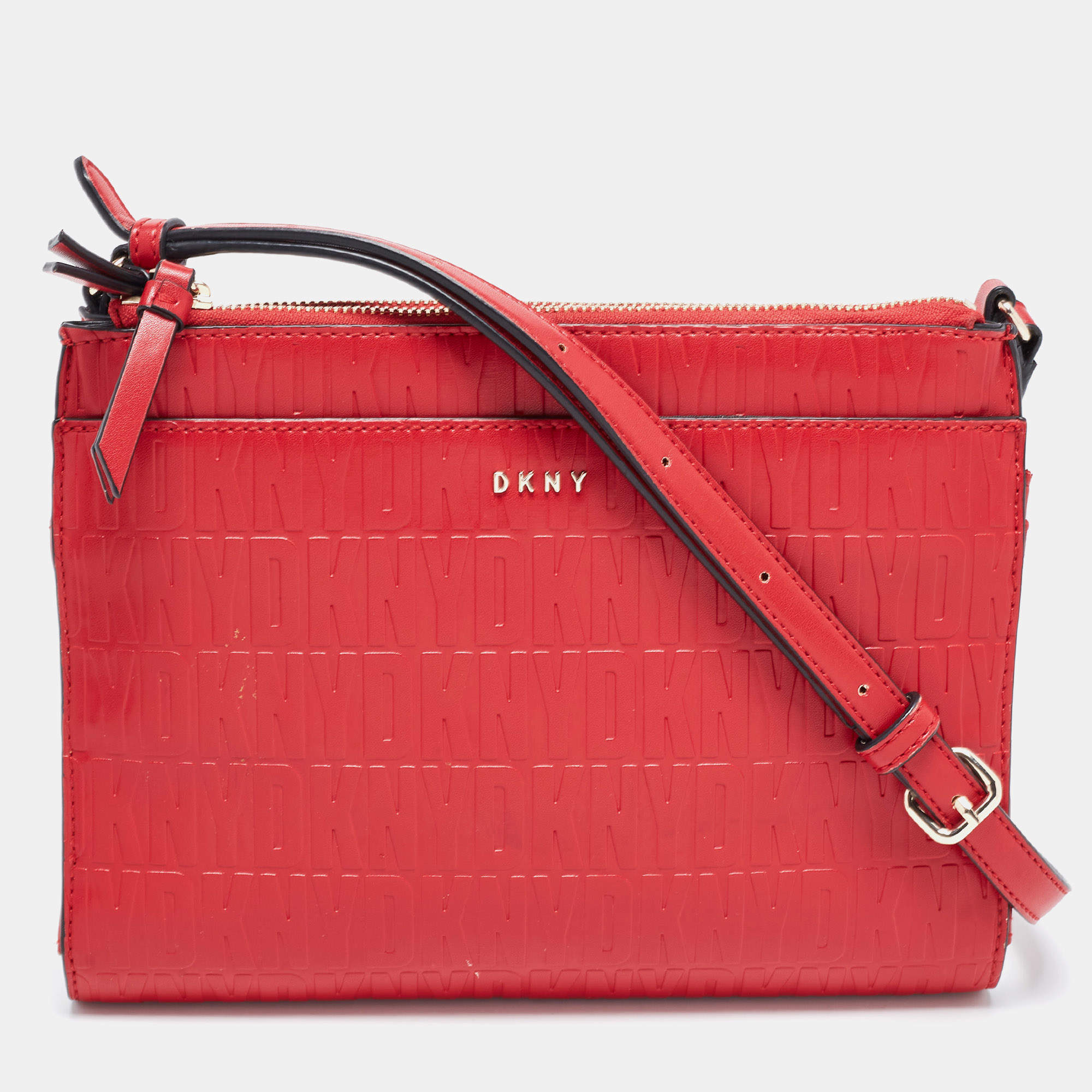DKNY VERONICA WOC Ladies Women Faux Leather Crossbody Red Handbag Purse  R135VM77 | Red handbag, Leather crossbody, Faux leather