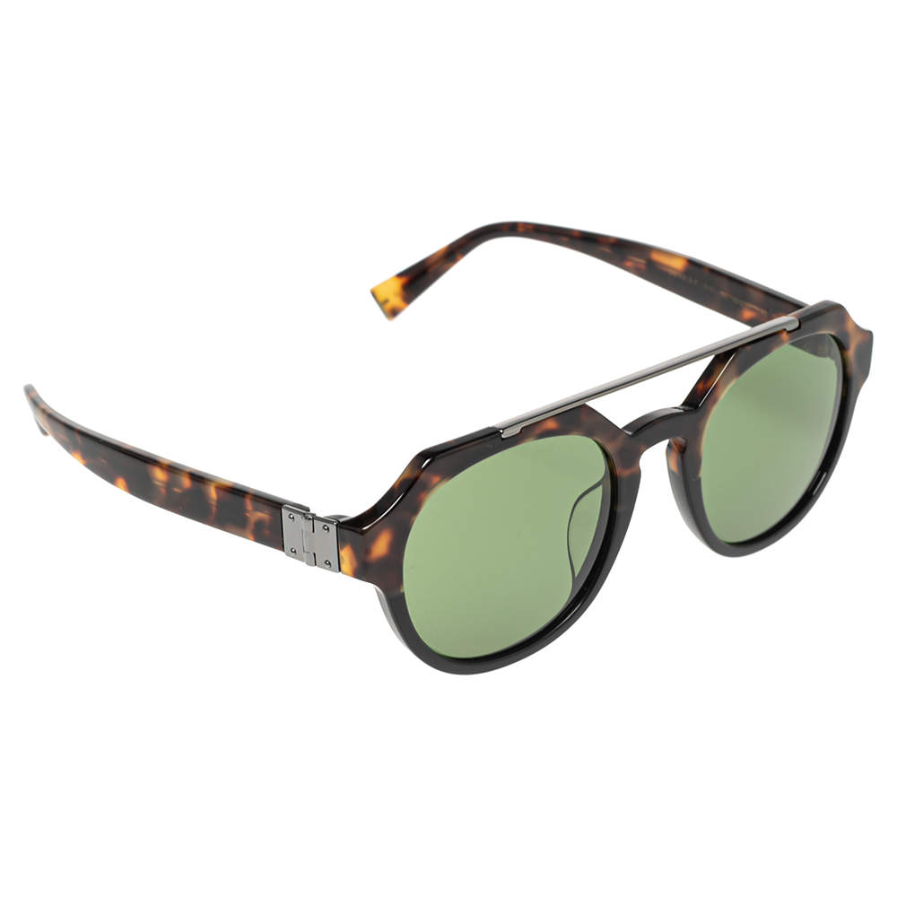 Dolce & Gabbana Brown Havana DG4313-F Aviator Sunglasses