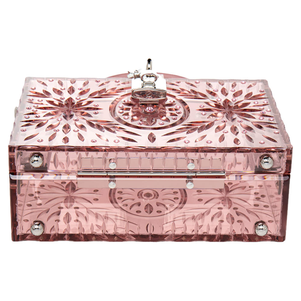 Dolce & Gabbana Dolce And Gabbana Pink Cinderella Plexiglass Box