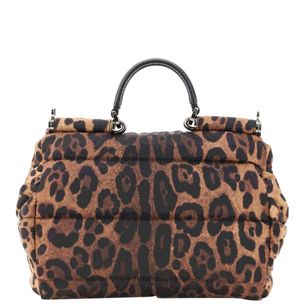 Dolce & Gabbana Multi Leather Leopard Print Sicily Top Handle Bag Dolce &  Gabbana | TLC