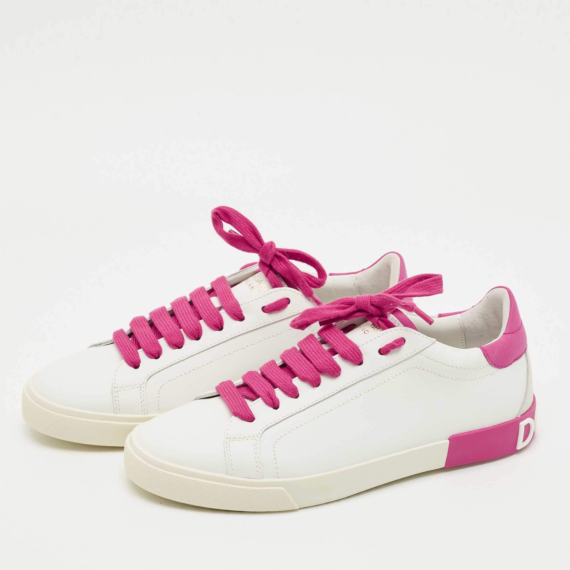 Dolce Gabbana Portofino Sneakers Pink Dolce Gabbana Portofino