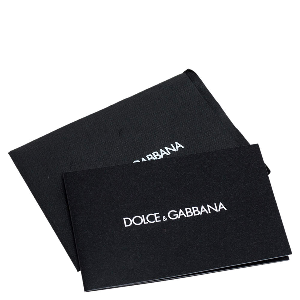 Pre Owned Dolce & Gabbana Black Fabric Crystal Embellished Block Heel Sandals Size 39