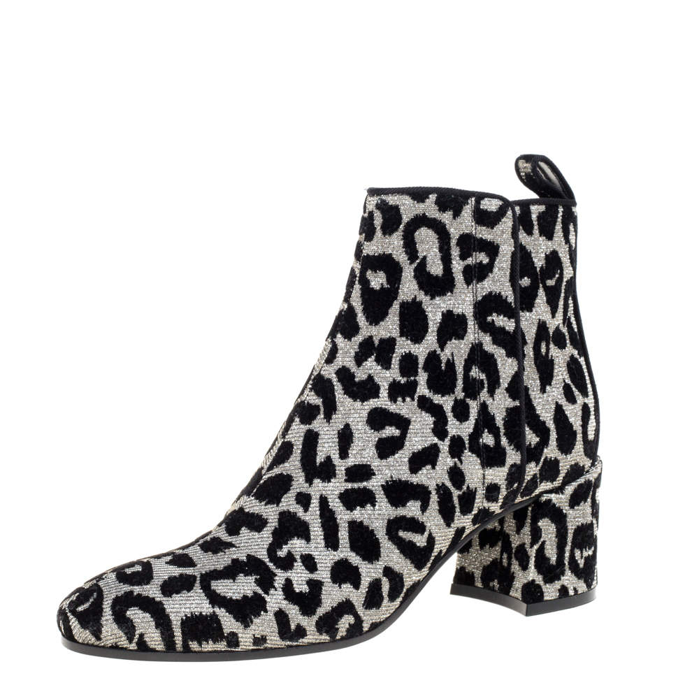 dolce gabbana leopard boots