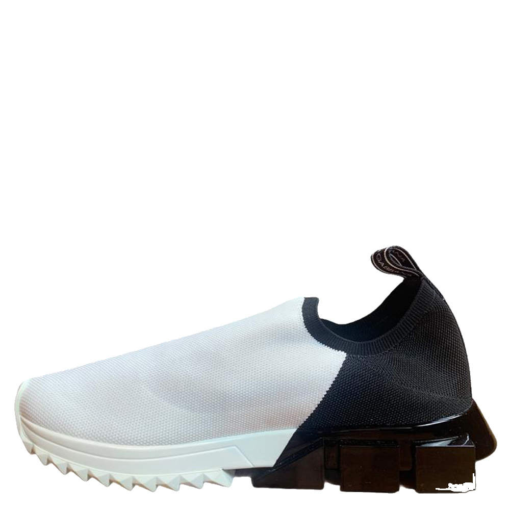Pre Owned Dolce & Gabbana Black Sorrento Sneakers Size EU 40