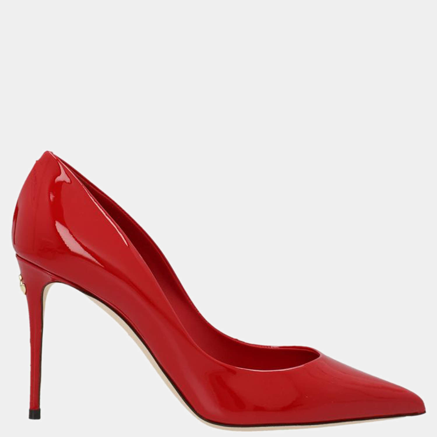 Dolce & Gabbana Red Patent Leather Pumps Size IT 37 Dolce & Gabbana | TLC