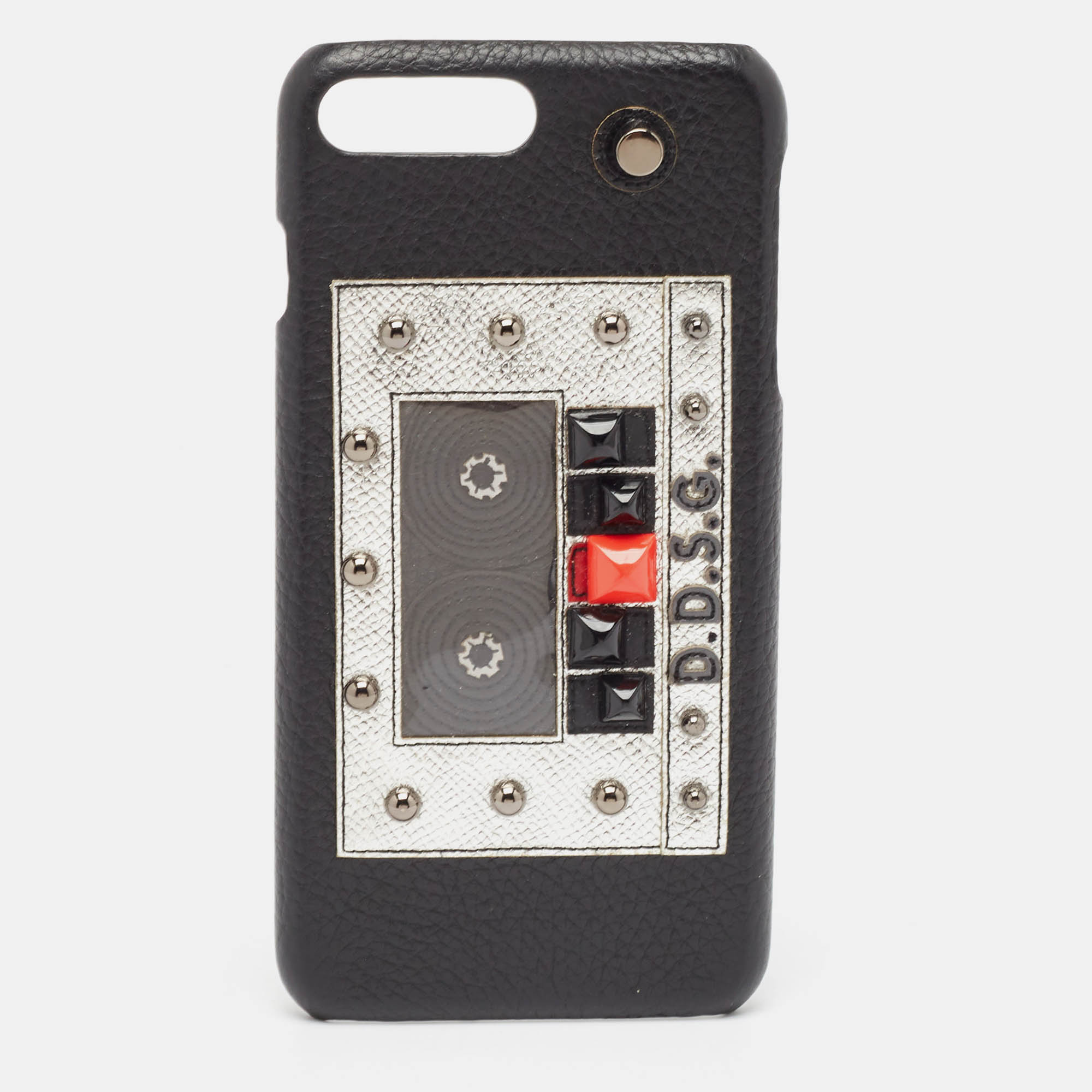 Dolce & Gabbana Black Bottalato Radio iPhone 7 Plus Case 
