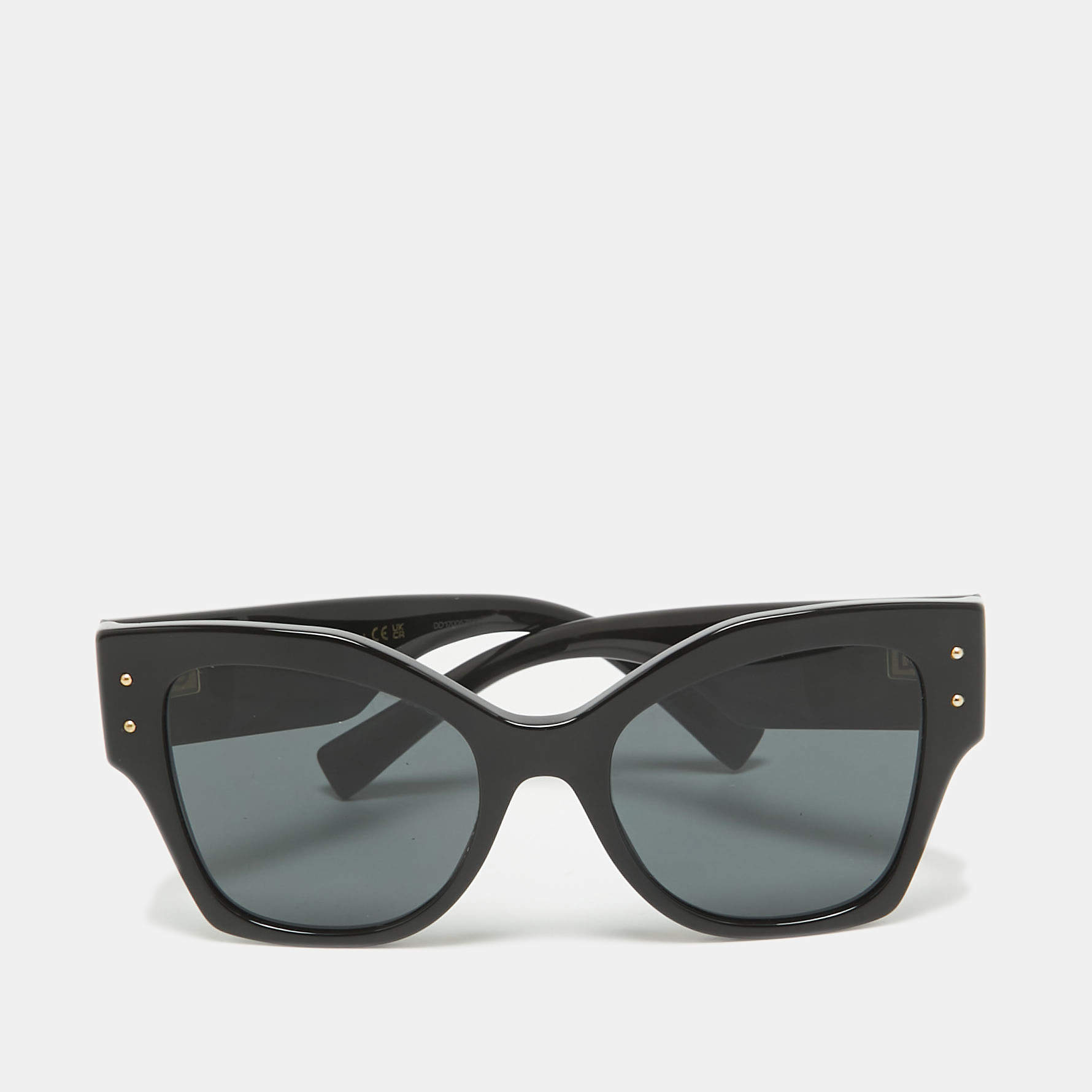 Pre Owned Dolce & Gabbana Black DG4478 Logo Butterfly Sunglasses