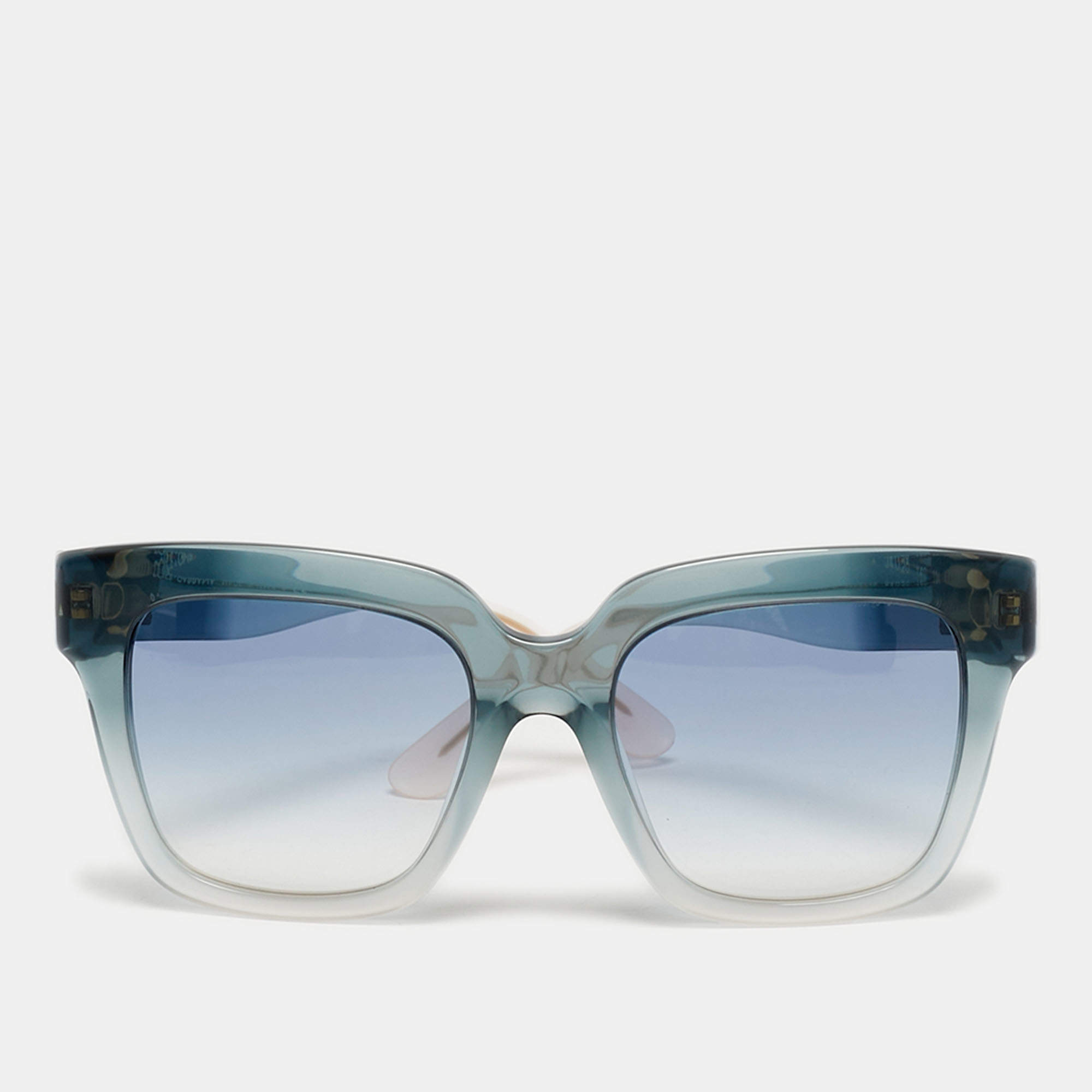 Pre Owned Dolce & Gabbana Blue/Pink Gradient DG4286 F Square Sunglasses