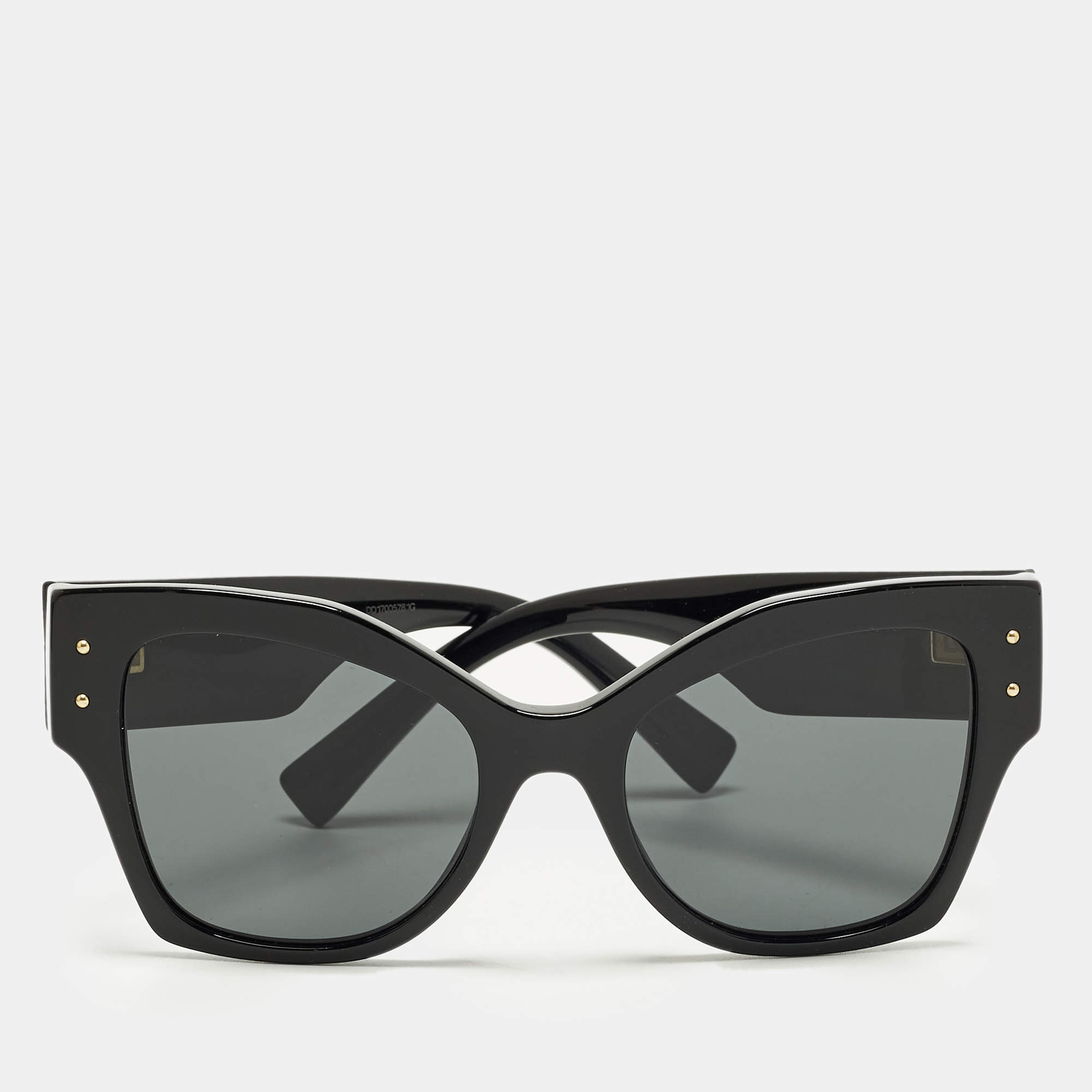 مملوكة مسبقًا Dolce & Gabbana Black DG4478 Butterfly Sunglasses