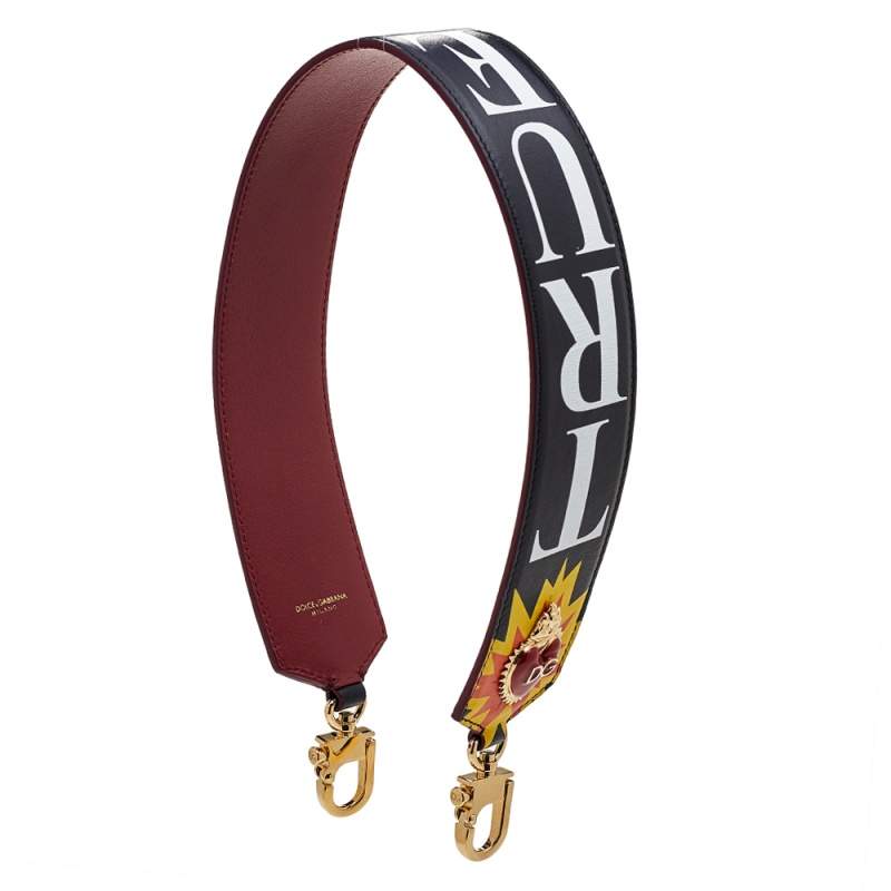 مملوكة مسبقًا حمالة حقيبة كتف دولتشي  & غابانا ترو لوفد جلد متعدد الألوان