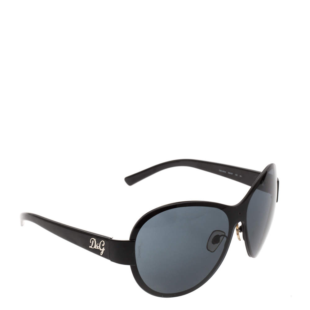 Dolce & Gabbana Black 6054 Oval Sunglasses