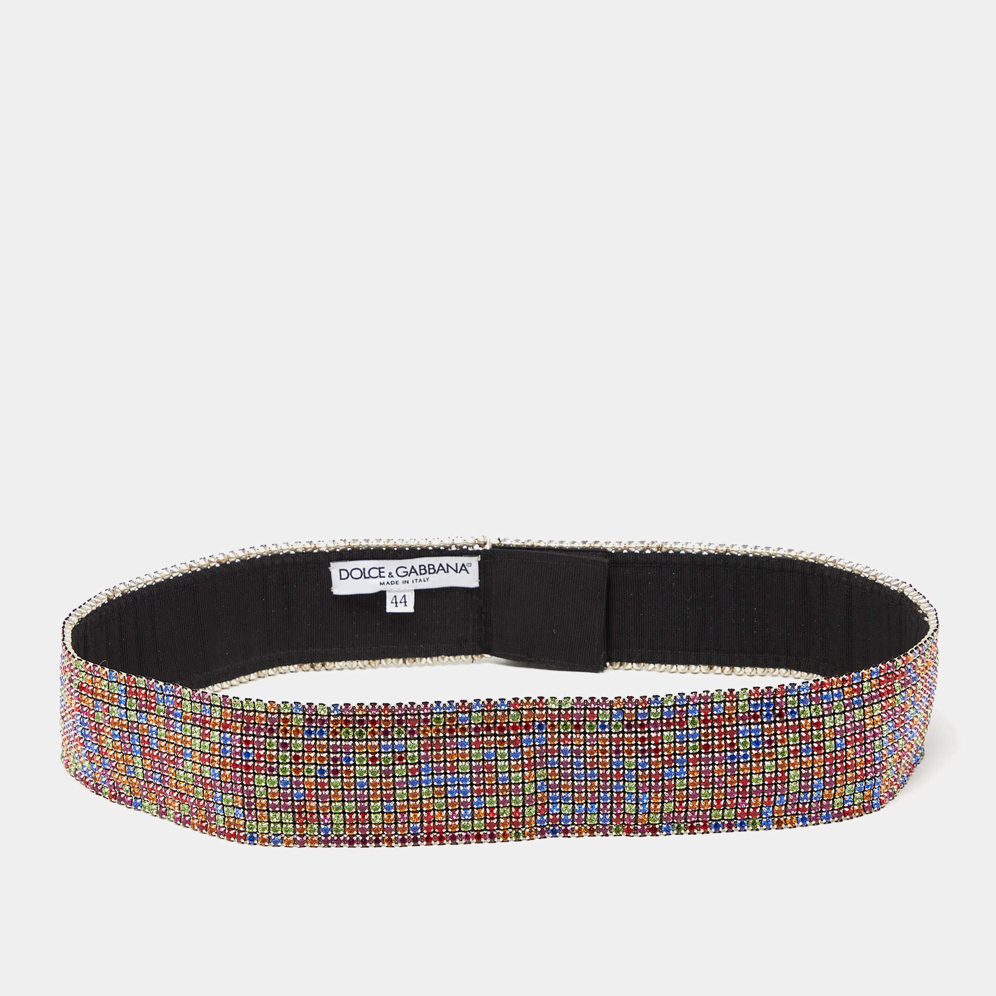 Dolce gabbana sale crystal belt