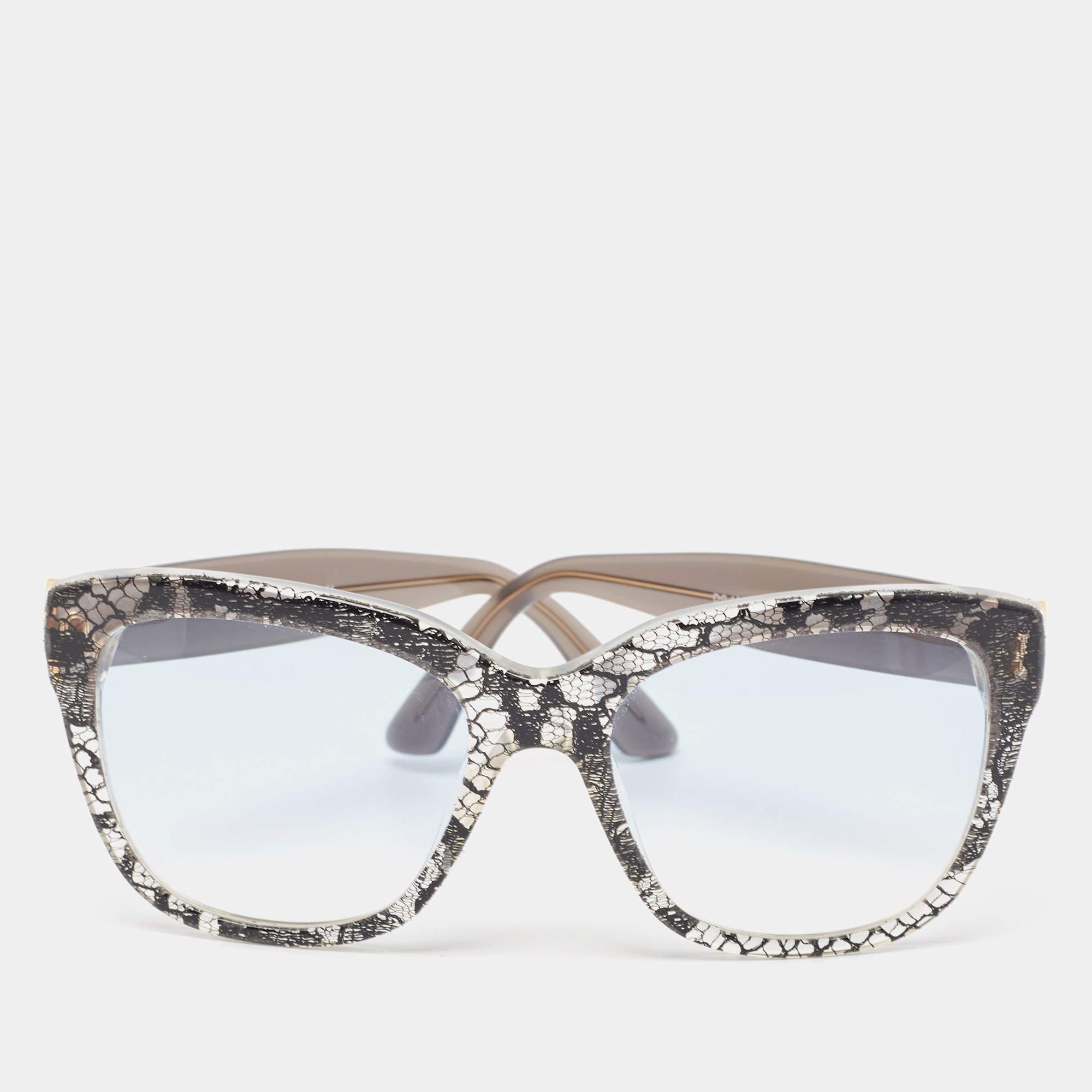 Pre Owned Dolce & Gabbana Blue Gradient DG4226 Wayfarer Sunglasses 