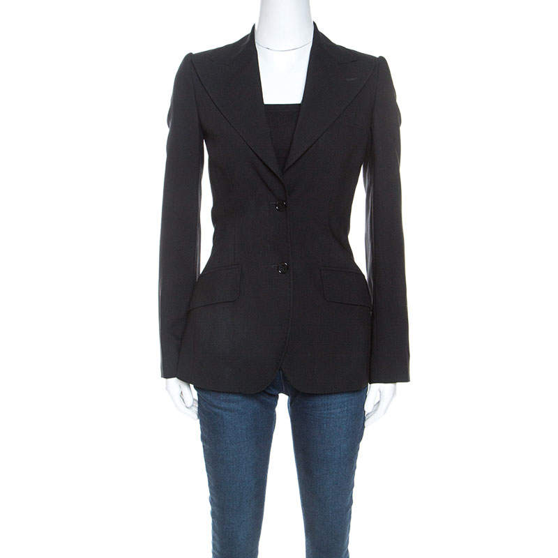 مملوكة مسبقًا بليزر دولتشي أند غابانا صوف أسود S