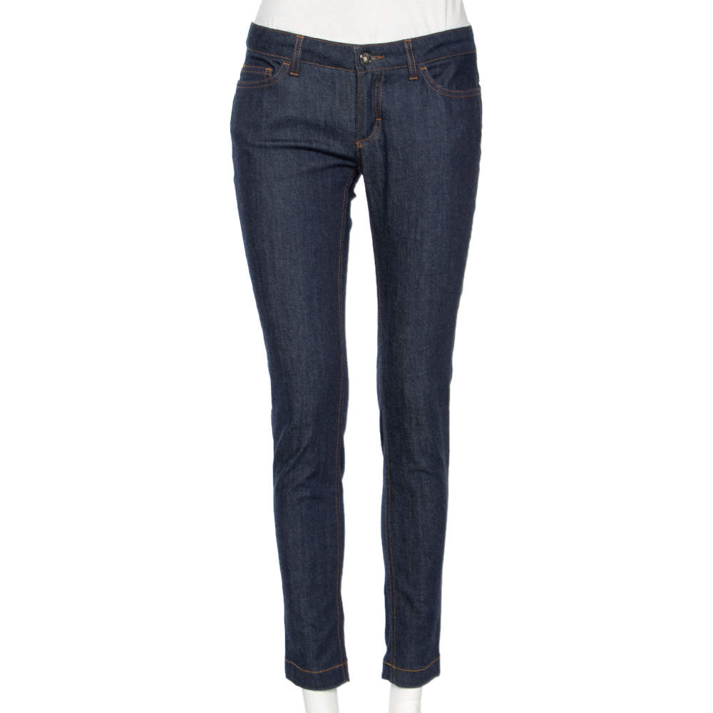 مملوكة مسبقًا  بنطلون جينز دولتشي & غابانا  دنيم أزرق مقاس صغير - سمول