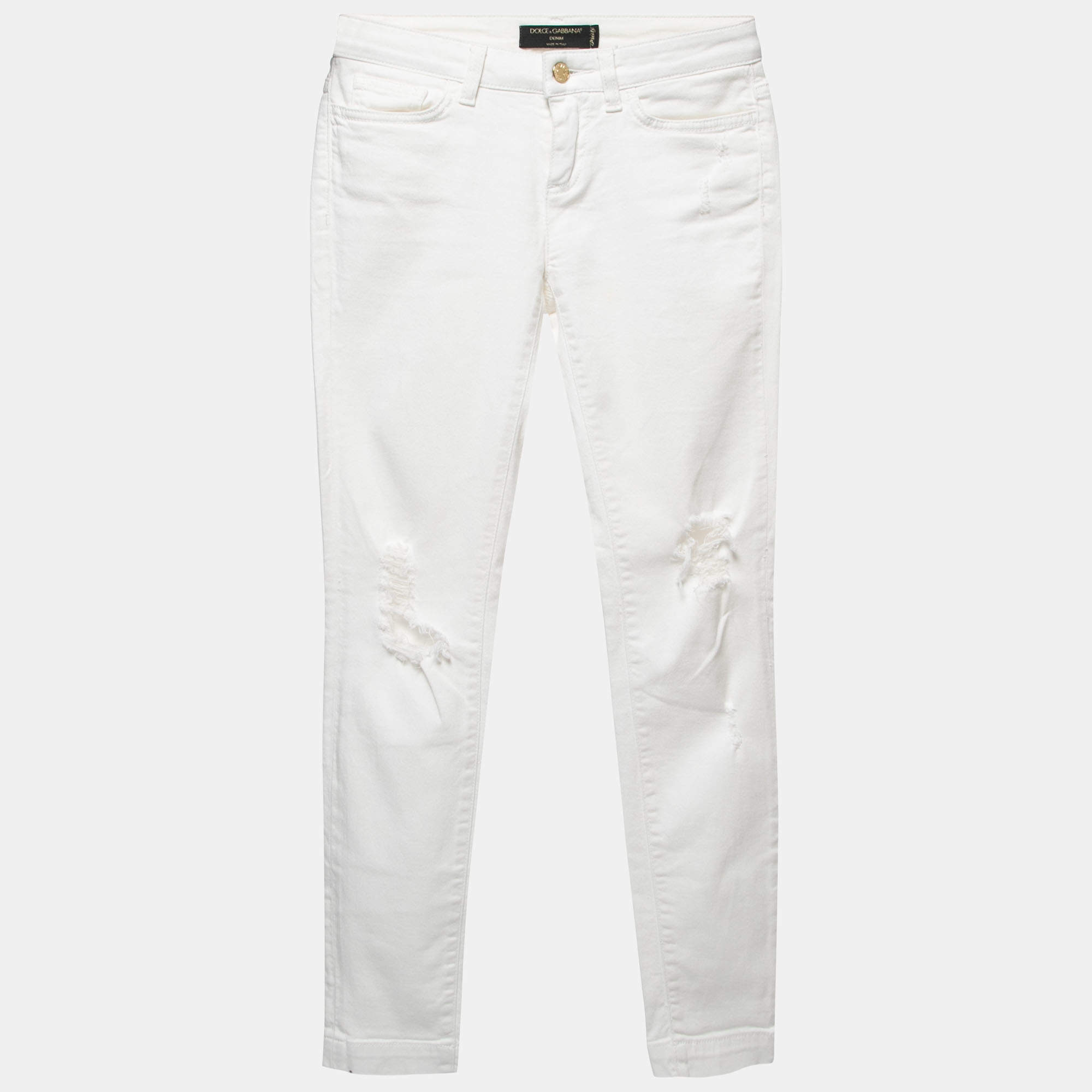 Dolce gabbana shop white jeans